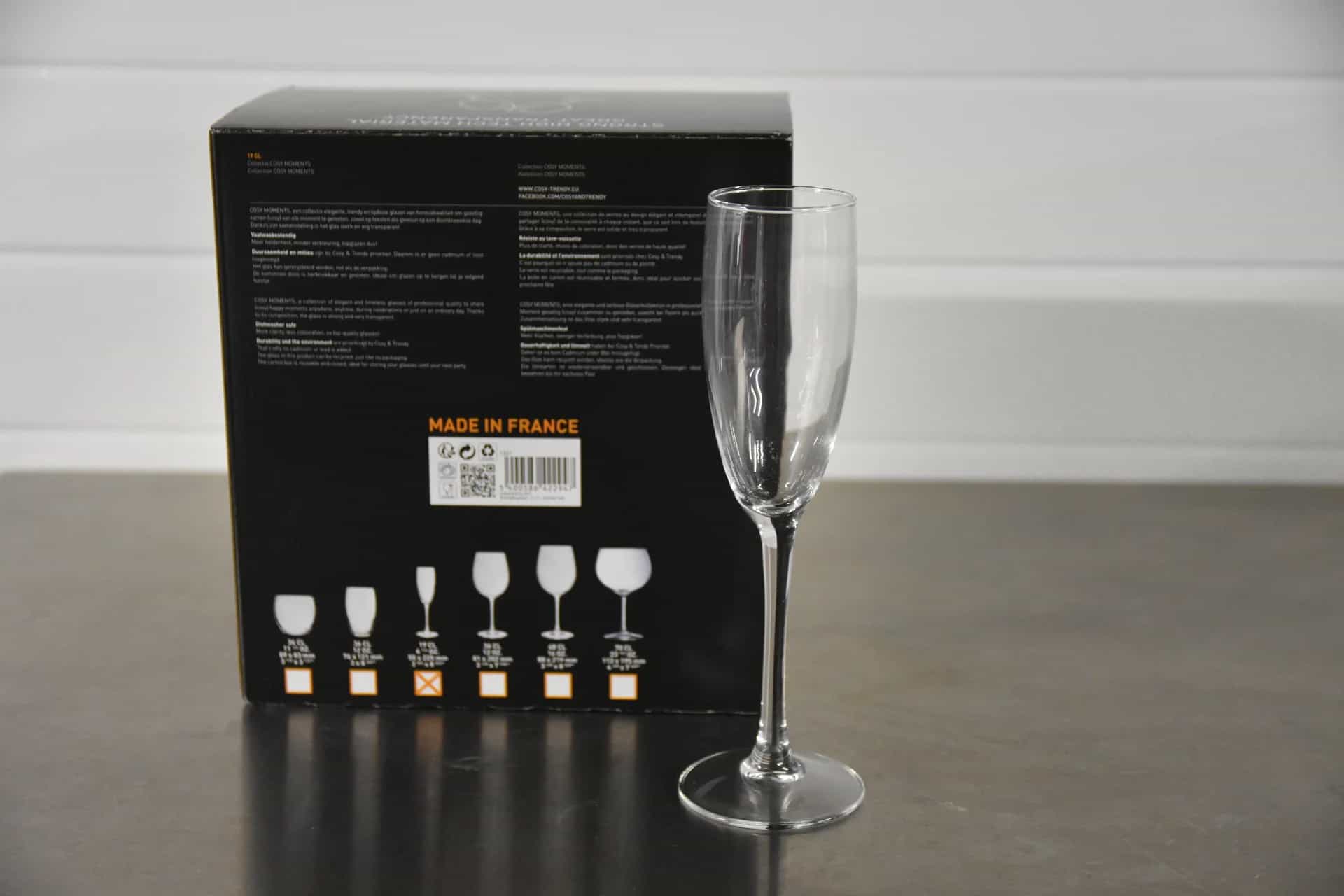 Champagne glazen (per 6) thumbnail 2