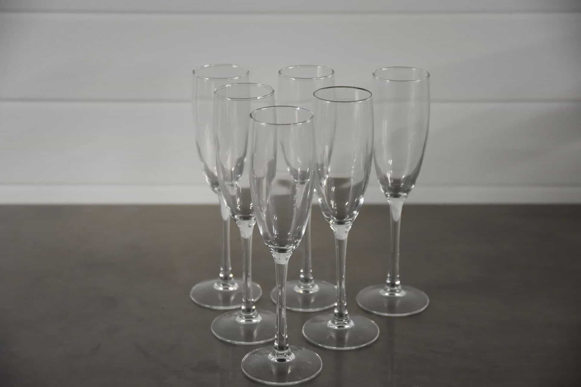 Champagne glazen (per 6) thumbnail 1