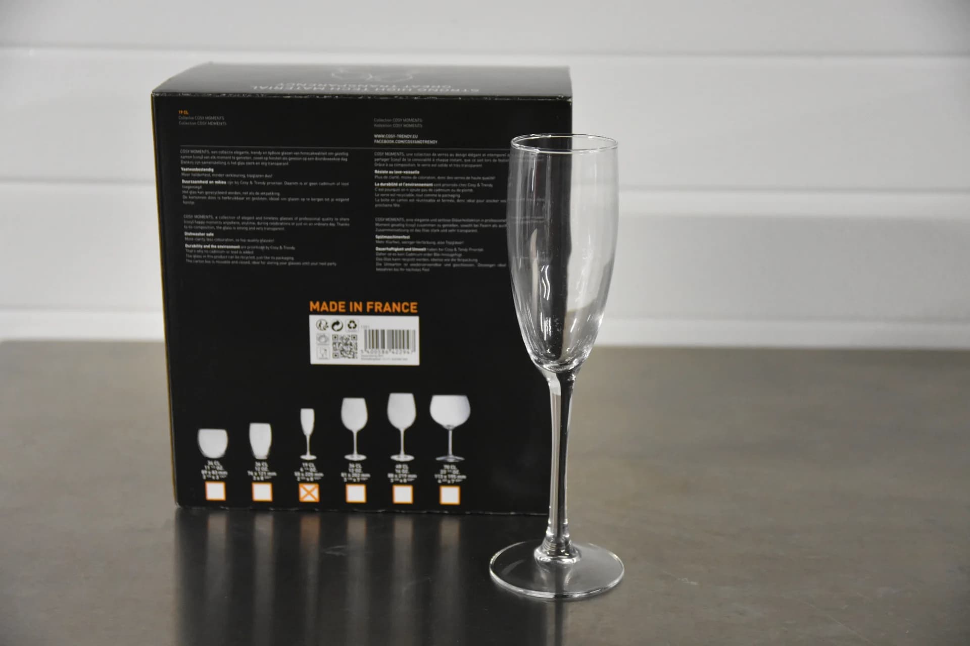 Champagne glazen (per 6) - 2